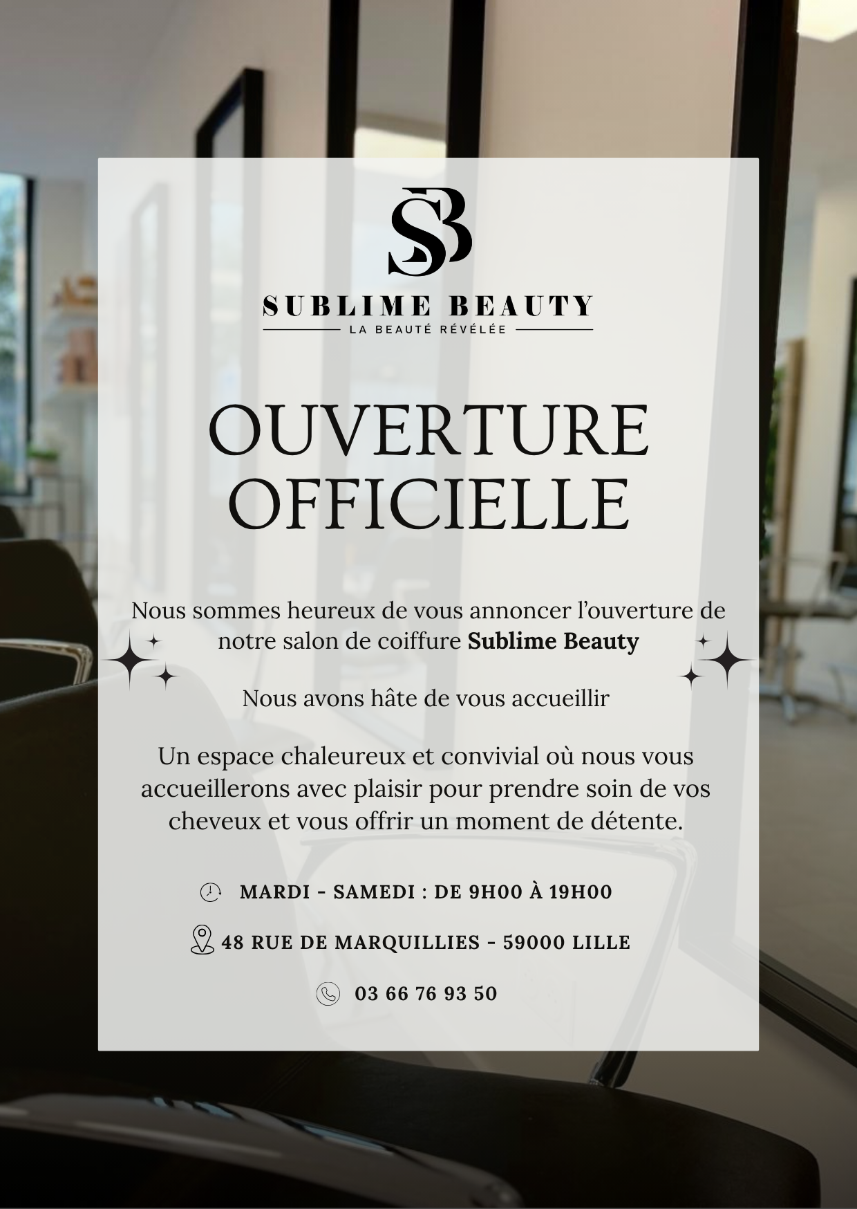Affiche SB Sublime Beauty