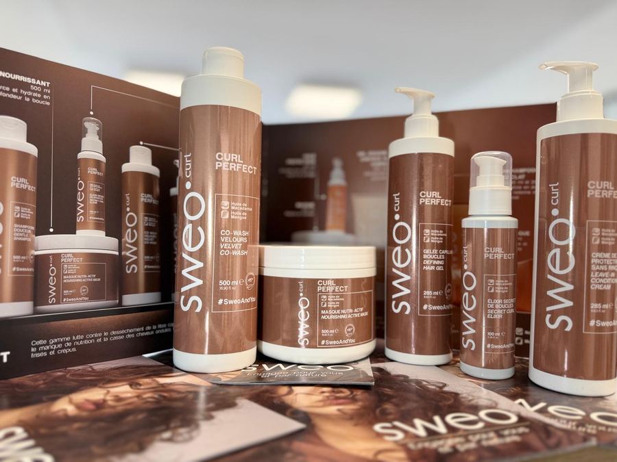 Produits Sweo utilisés au salon
